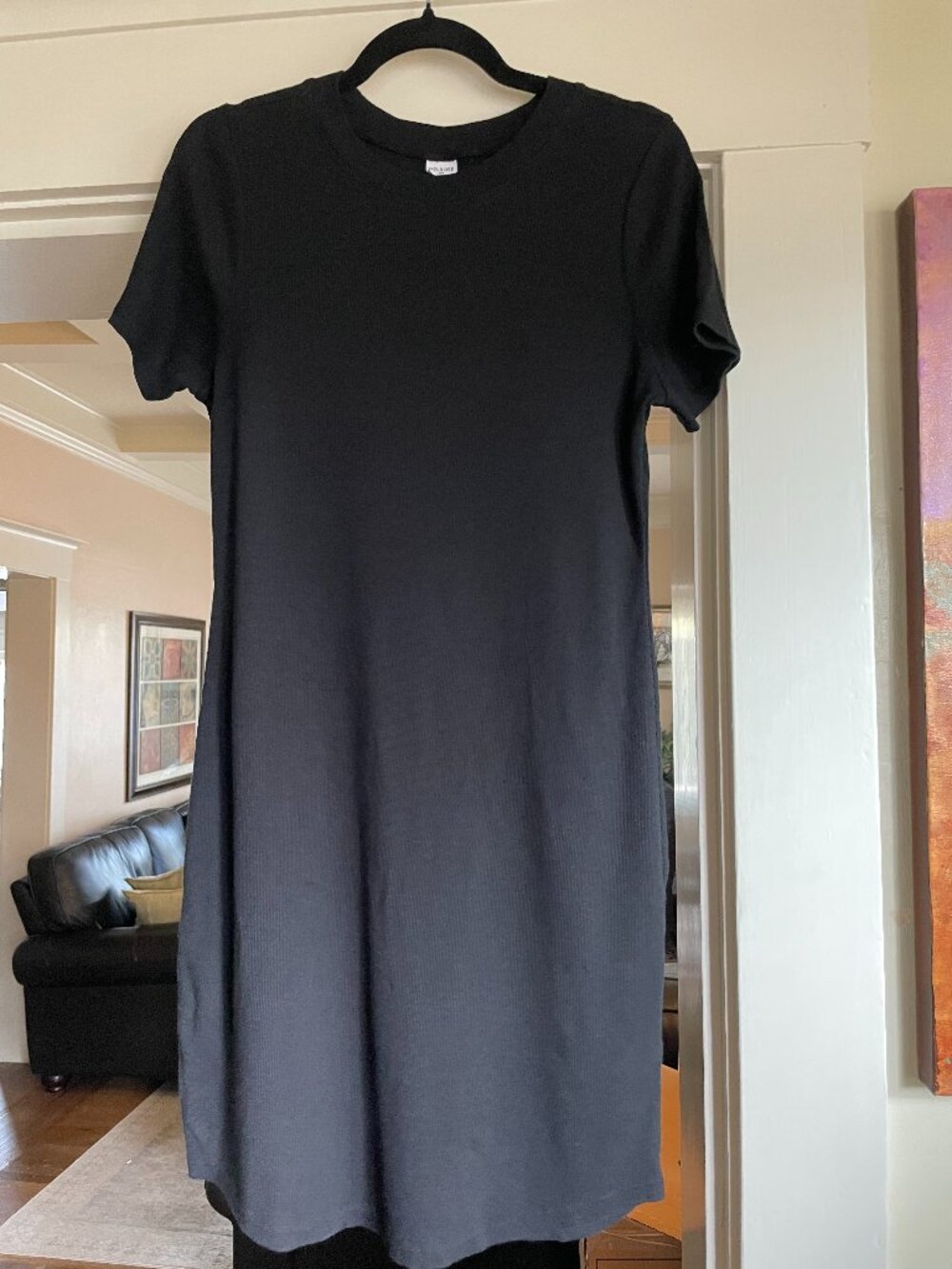 Melrose and Market Bodycon Ribbed T-Shirt Dress - L